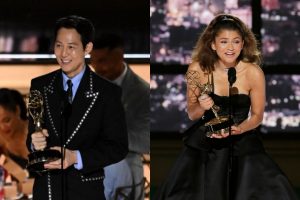 Zendaya - Lee Jung-jae - Emmys 2022